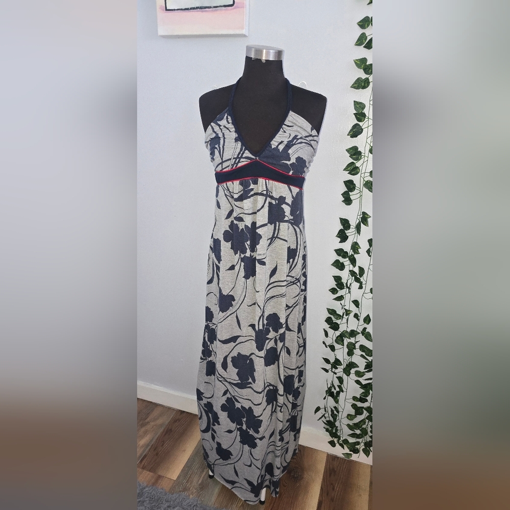Fire Los Angeles Halter Floral Dress